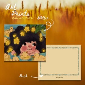 Baby Ducky Art Print ( January Print )