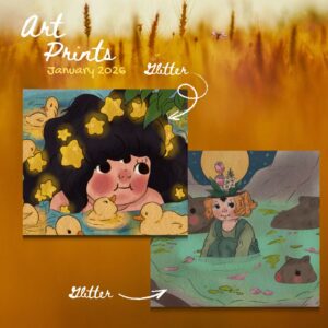 January Art Prints ( 2 PCS )